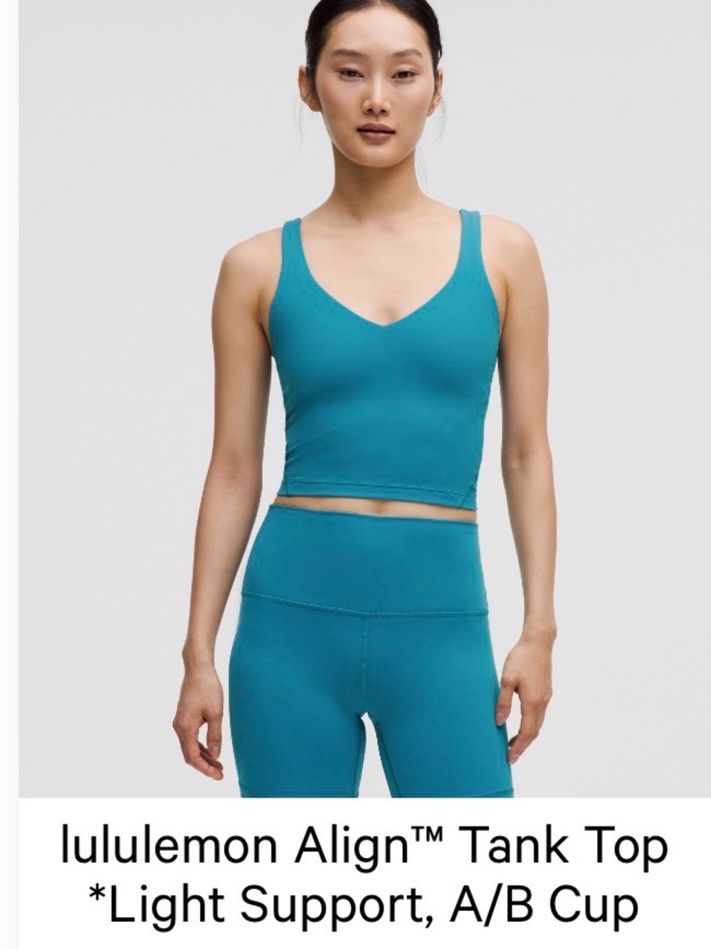 lululemon athletica Align Tank Top in Teal